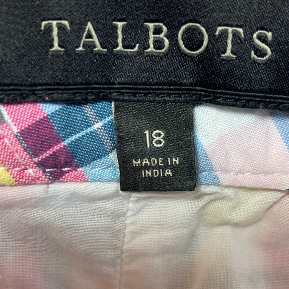 Talbots Madras Patchwork Mini Skirt - Picture 2 of 8